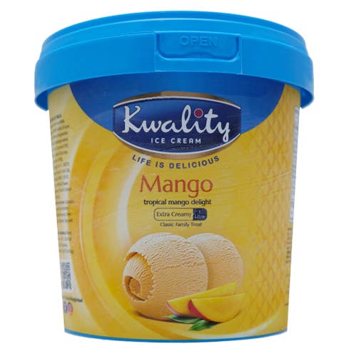 Kwality Mango Ice Cream 1L 