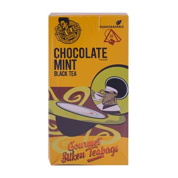 Toni Glass Chocolate Mint Silken Teabags 