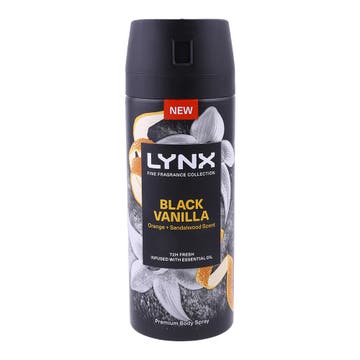 Lynx Black Vanilla Body Spray 150ml 