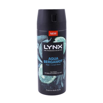 Lynx Aqua Bergamot Body Spray 150ml 