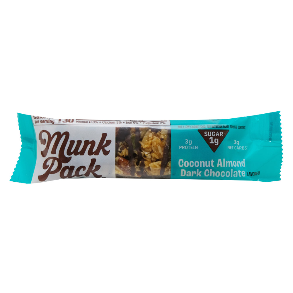 Munk Pack Coconut Almond Dark Chocolate Bar 35g