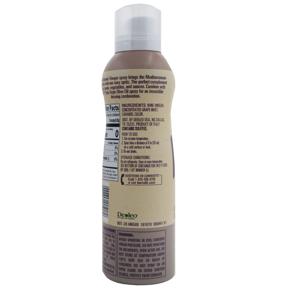 Bertolli Balsamic Vinegar Spray 145ml back image