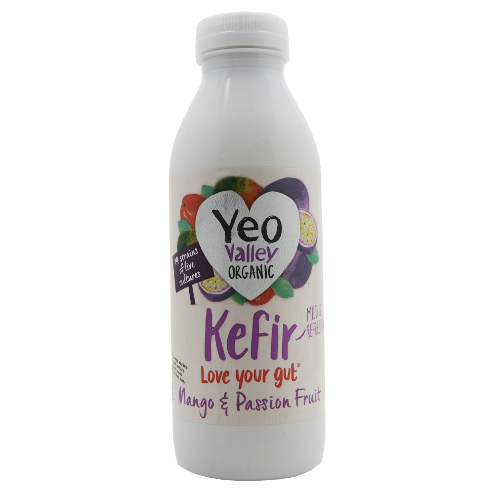 Yeo Valley Organic Mango & Passion Fruit Kefir Yogurt Drink 500ml