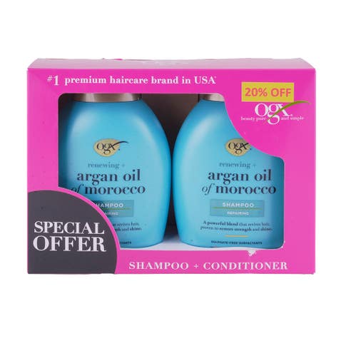 Ogx Argan Oil of Morocco Shampoo 2x385ml [Special Offer] 