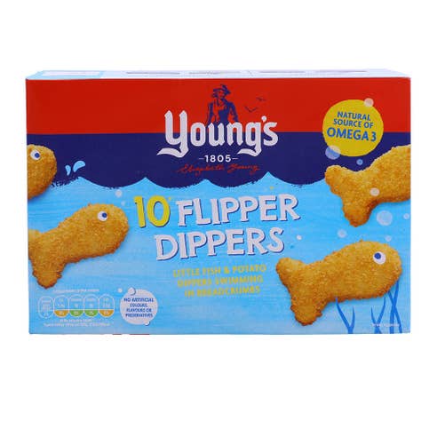 Young's Flipper Dippers 10's 250g 