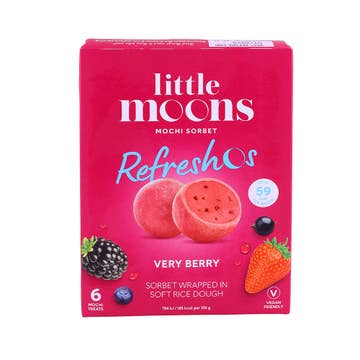 Little Moons Very Berry Mochi Sorbet 6's 192g 