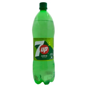 7Up Zero Sugar Soft Drink 1.25L 