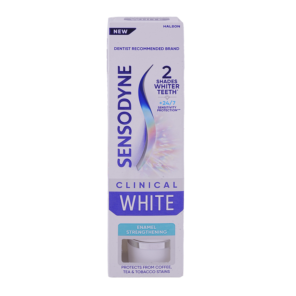Sensodyne Clinical White Enamel Strengthening Toothpaste 75ml