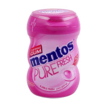 Mentos Pure Fresh Nano Bottle Bubble Gum 10s 