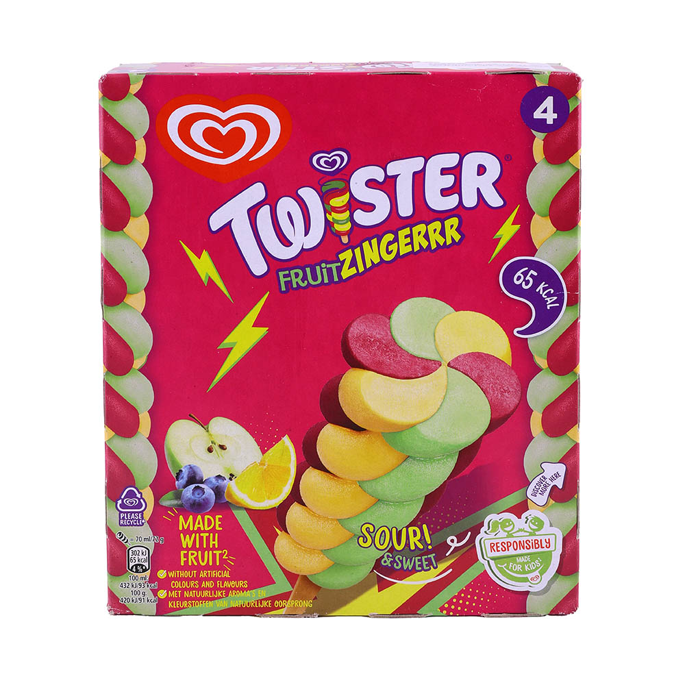 Walls Fruit Zinger Twister 280ml 