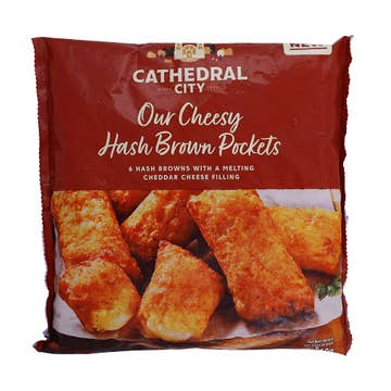 Cathedral City Cheesy Hash Brown Pockets 6's 360g 
