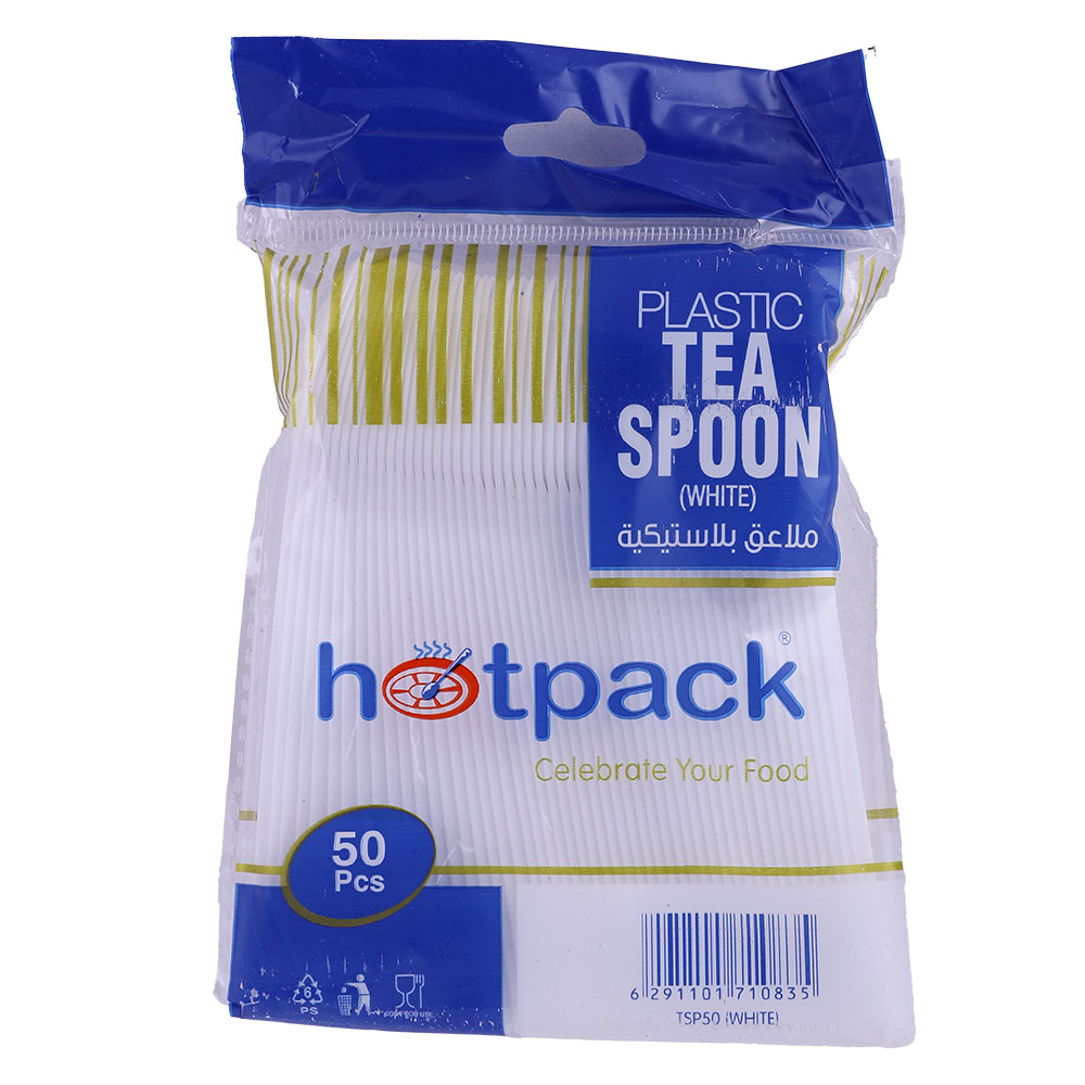 Hotpack Plastic Tea Spoon 50pcs
