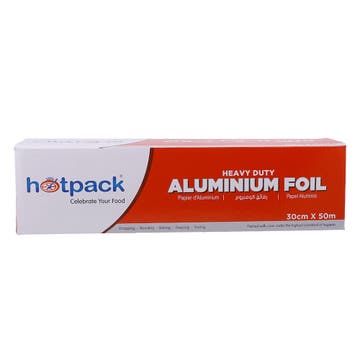 Hotpack Heavy Duty Aluminium Foil 30cm x 50mtr 
