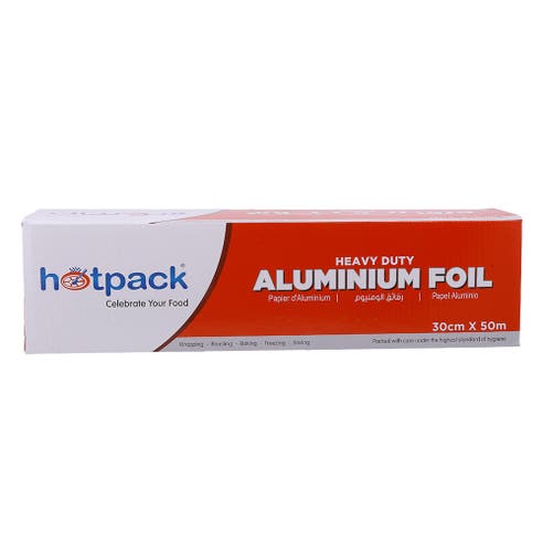 Hotpack Heavy Duty Aluminium Foil 30cm x 50mtr 