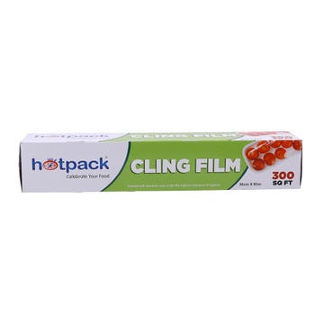 Hotpack Cling Film Food Wrap 300sqft 