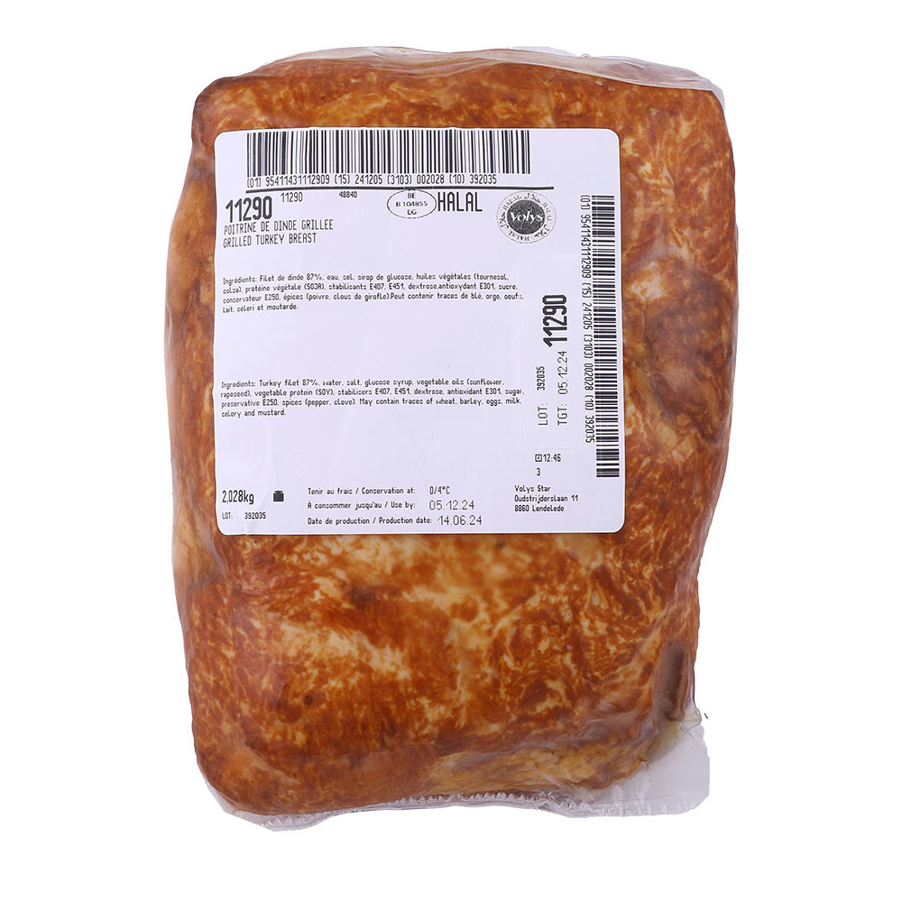 Volys Grilled Turkey Breast [Per Kg] back image