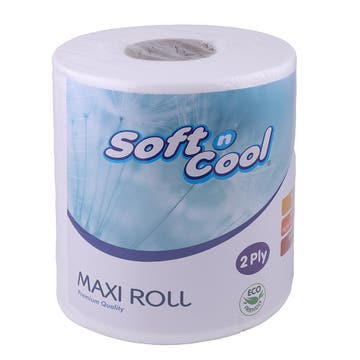 Soft N Cool Maxi Roll 2 Ply Toilet Tissue 