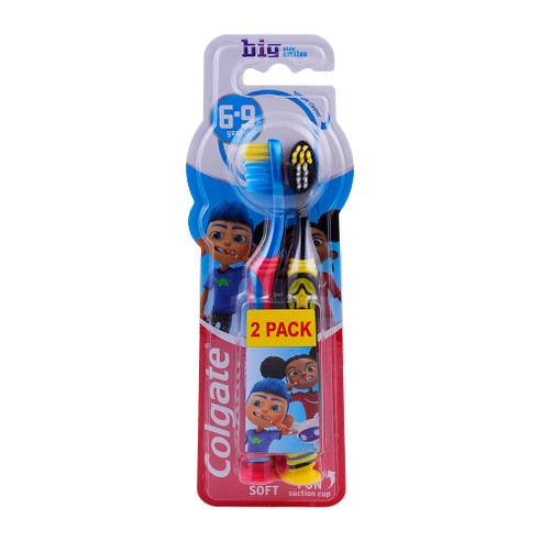 Colgate Big Kids Smiles Soft Kids Toothbrush 2pcs [6-9 Years] 