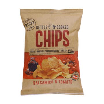 Kettle Cooked Balsamic & Tomato Potato Chips 150g