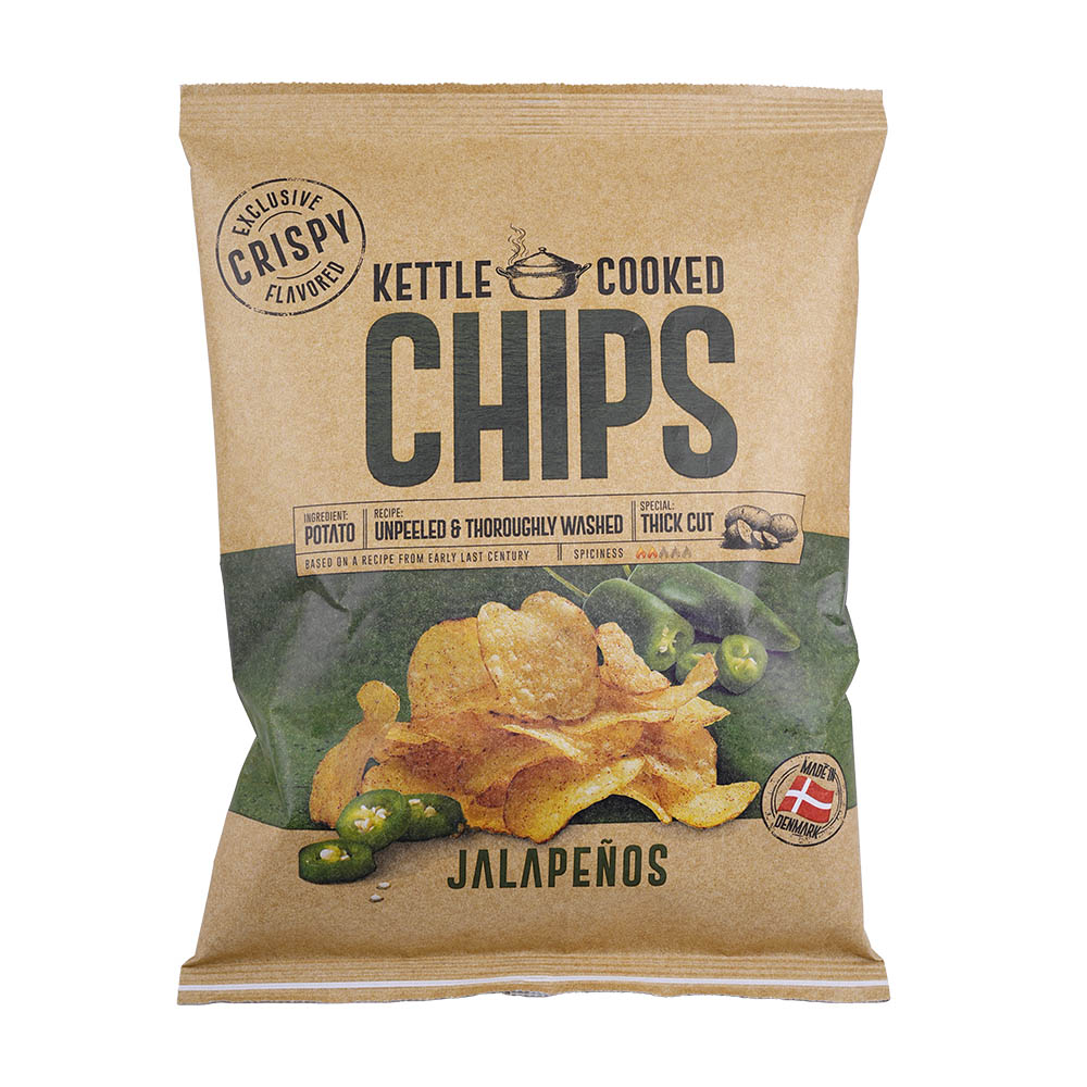 Kettle Cooked Jalapeno Chips 150g