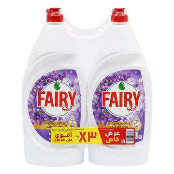 Fairy Refreshing Lavender Dishwashing Liquid 2x800ml [Special Offer] 