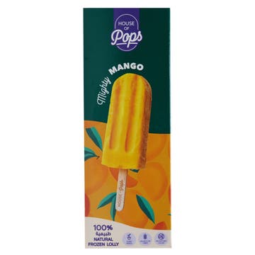 House Of Pops Mighty Mango Natural Frozen Lolly 80ml 