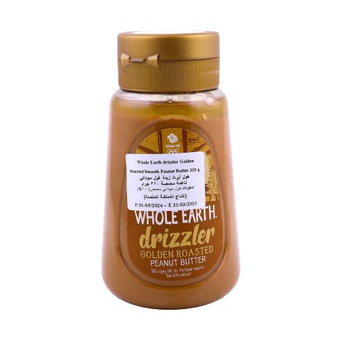 Whole Earth Drizzler Golden Roasted Peanut Butter 320g 