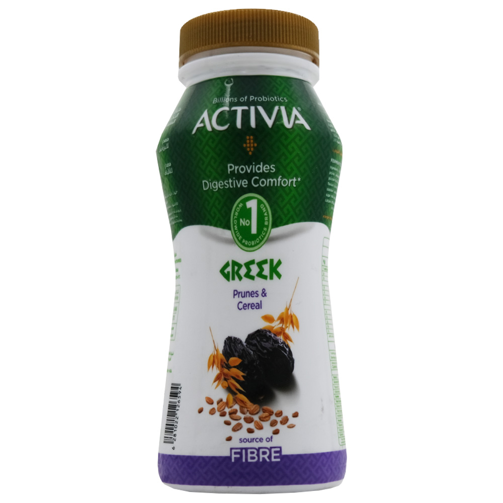 Activia Prunes & Cereal Greek Yogurt Drink 180ml