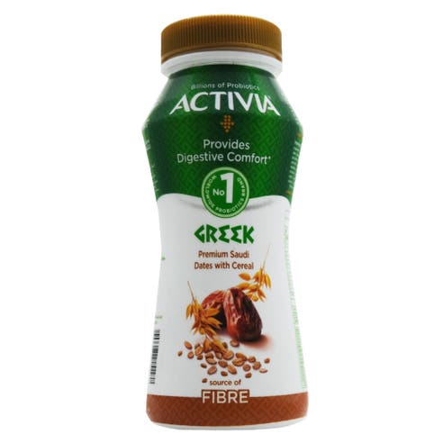 Activia Dates & Cereal Greek Yogurt Drink 180ml 