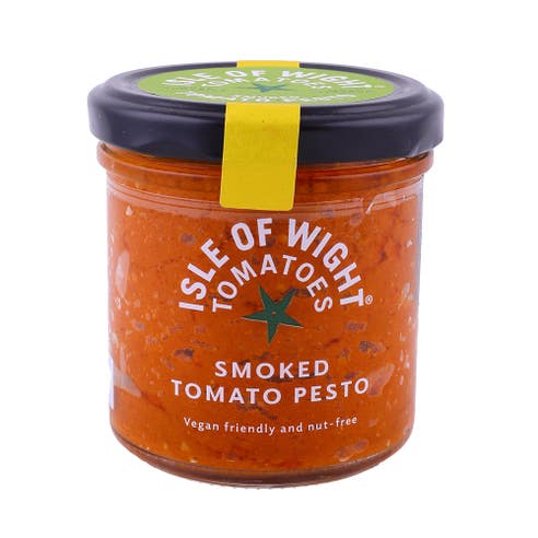 Isle Of Wight Smoked Tomato Pesto Vegan Sauce 140g 