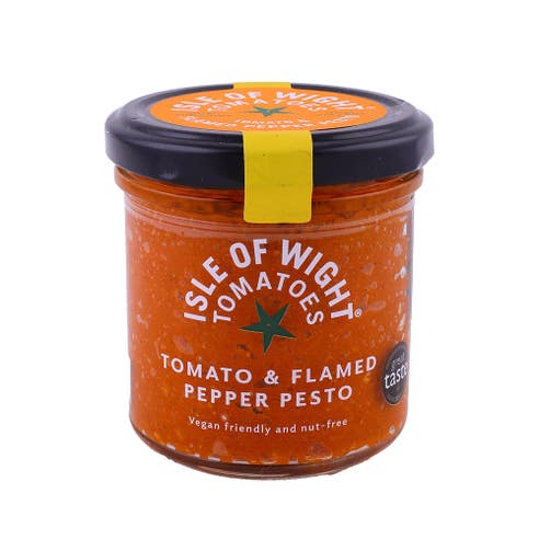 Isle Of Wight Tomato & Flamed Pepper Pesto Vegan Sauce 140g 