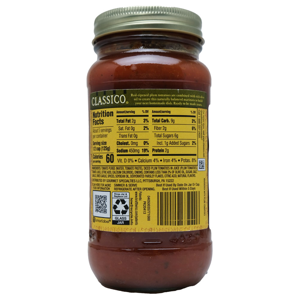 Classico Tomatoes & Olive Oil Pasta Sauce 680g back image