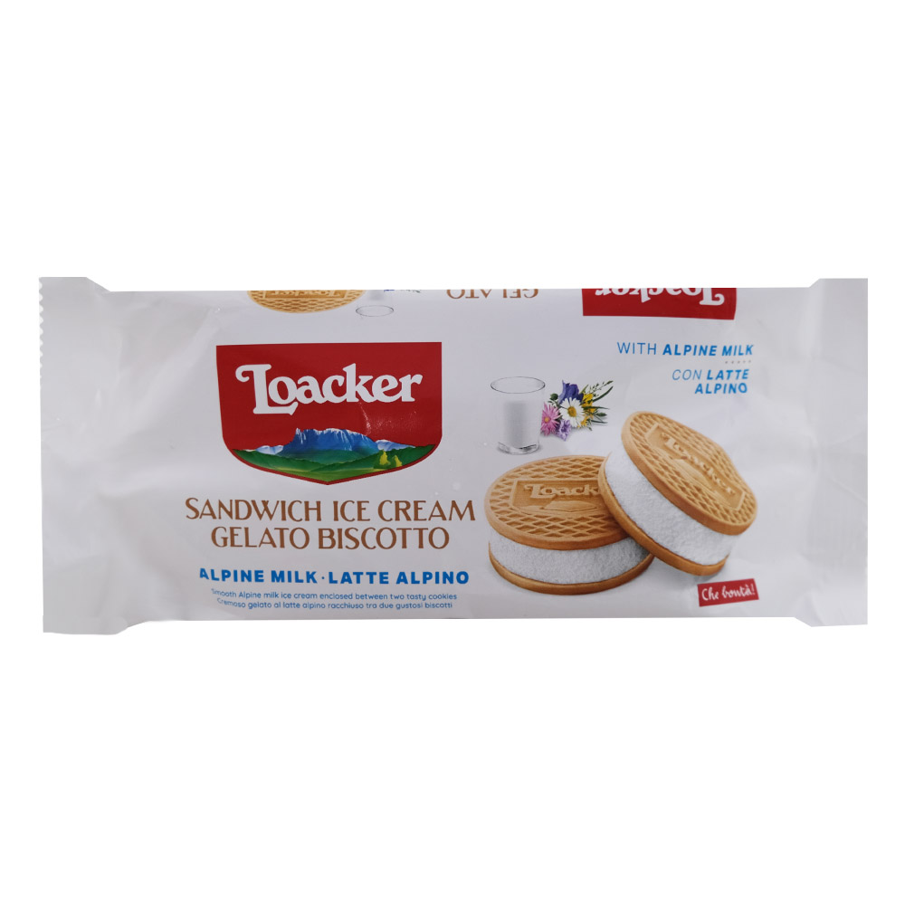 Loacker Alpine Milk Sandwich Ice Cream