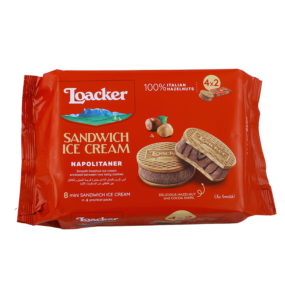Loacker Napolitaner Sandwich Ice Cream 264g