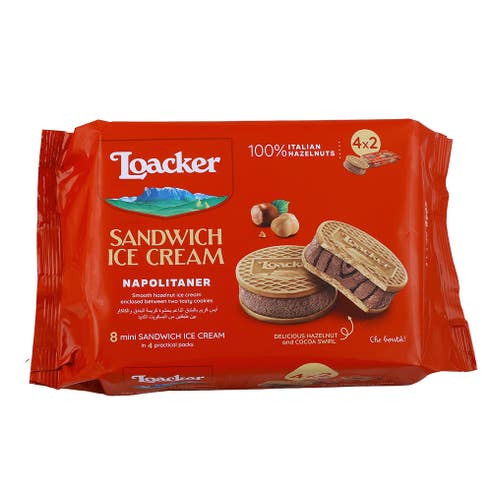 Loacker Napolitaner Sandwich Ice Cream 264g 