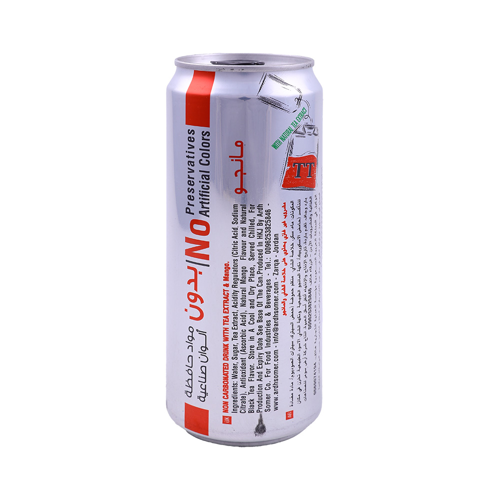 Tea Time Mango Ice Tea 330ml back image