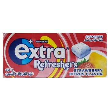 Wrigleys Extra Refreshers Strawberry Citrus Gum 15.6g 