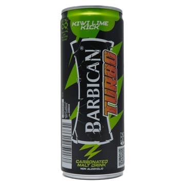 Barbican Turbo Kiwi Lime Kick Malt Drink 240ml 