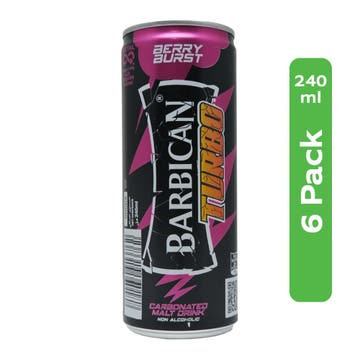 Barbican Turbo Berry Burst Malt Drink 6x240ml 
