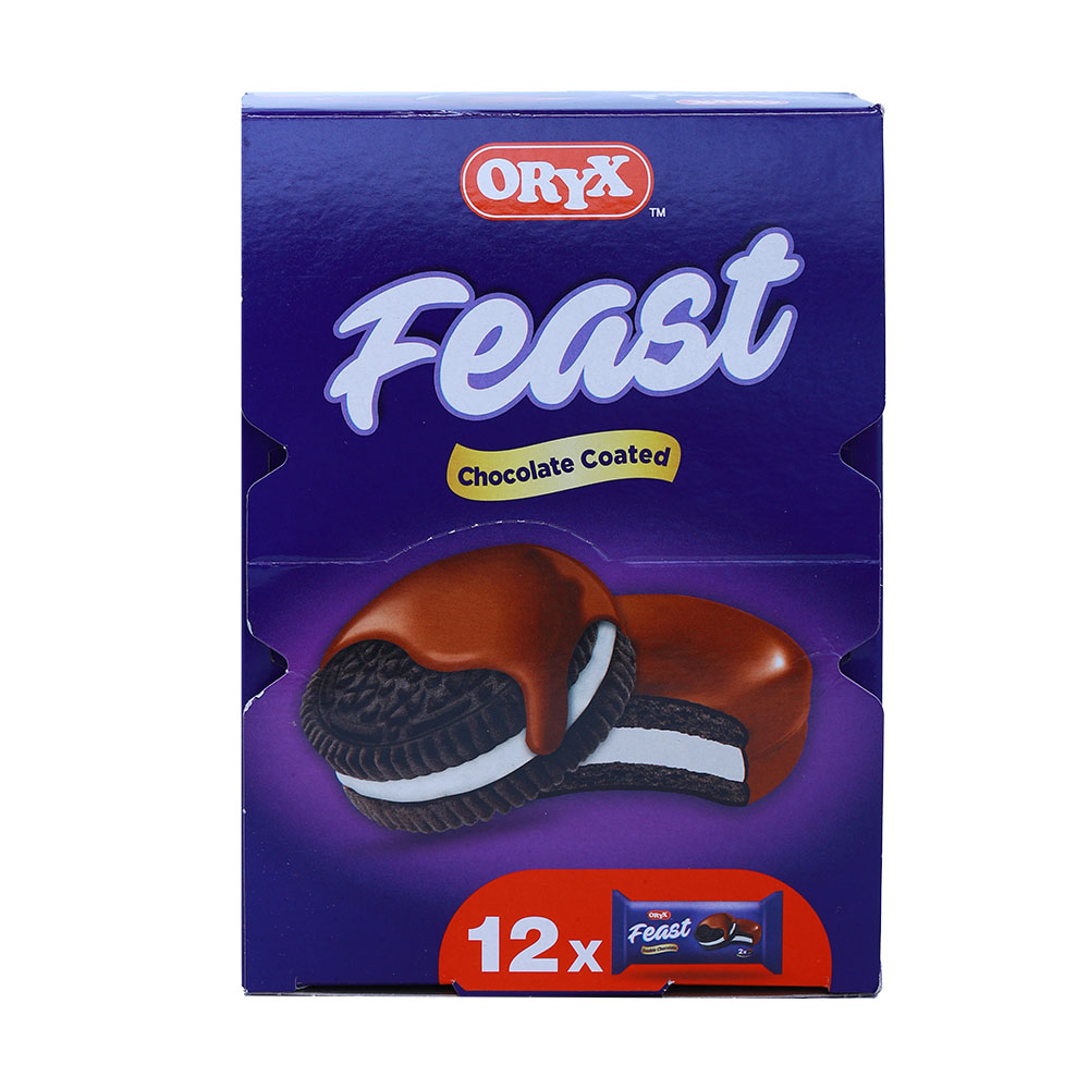Oryx Feast Chocolate Biscuits 12x32g