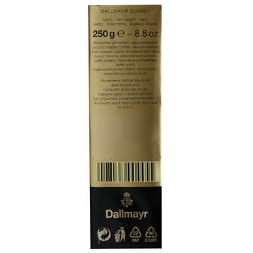 Dallmayr Coffee Hvp Classic Neu Blend 250g right side image