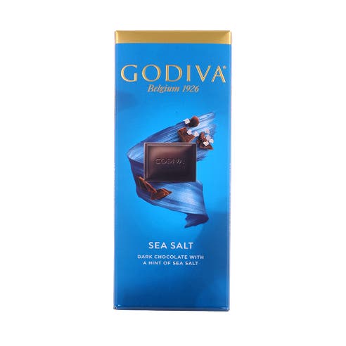 Godiva Sea Salt Dark Chocolate Bar 90g 