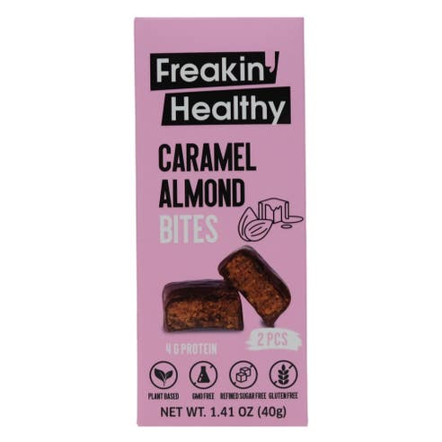 Freakin Healthy Caramel Almond Bites 40g 