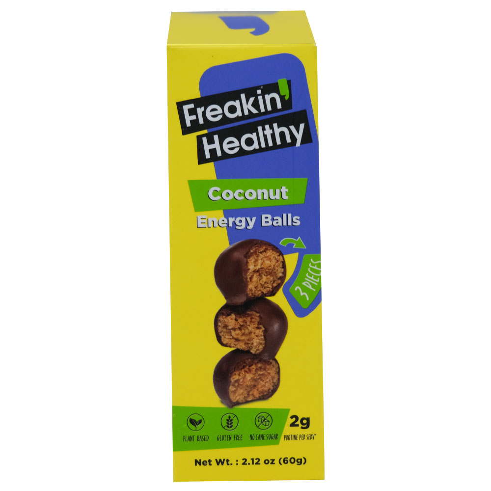 Freakin Healthy Coconut Protein Balls 60g
