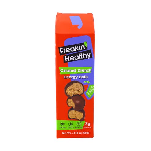 Freakin Healthy Caramel Crunch Protein Balls 60g 