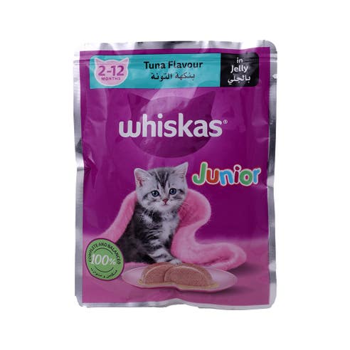 Whiskas Junior Tuna in Jelly Cat Food 80g 
