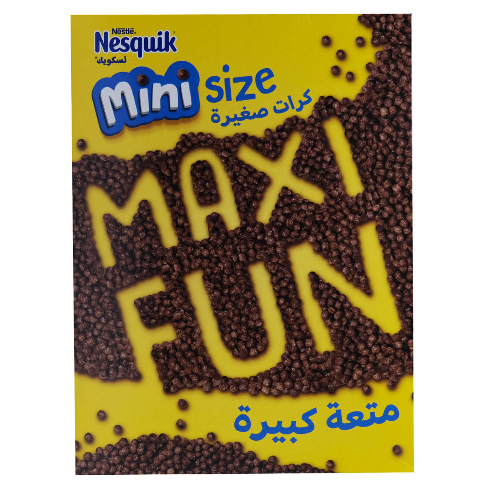 Nestle Nesquik Minis Cereal 300g back image