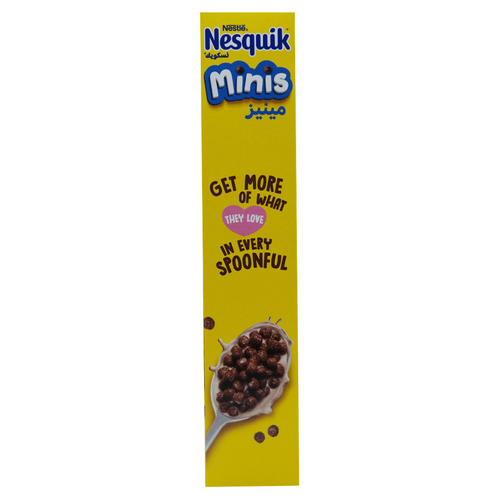 Nestle Nesquik Minis Cereal 300g left side image
