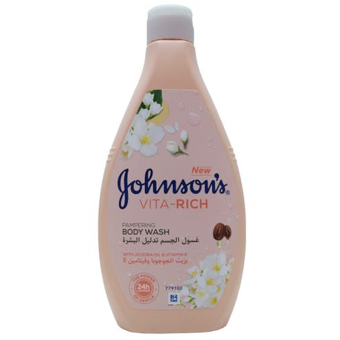 Johnson's Vita-Rich Pampering Body Wash 400ml 