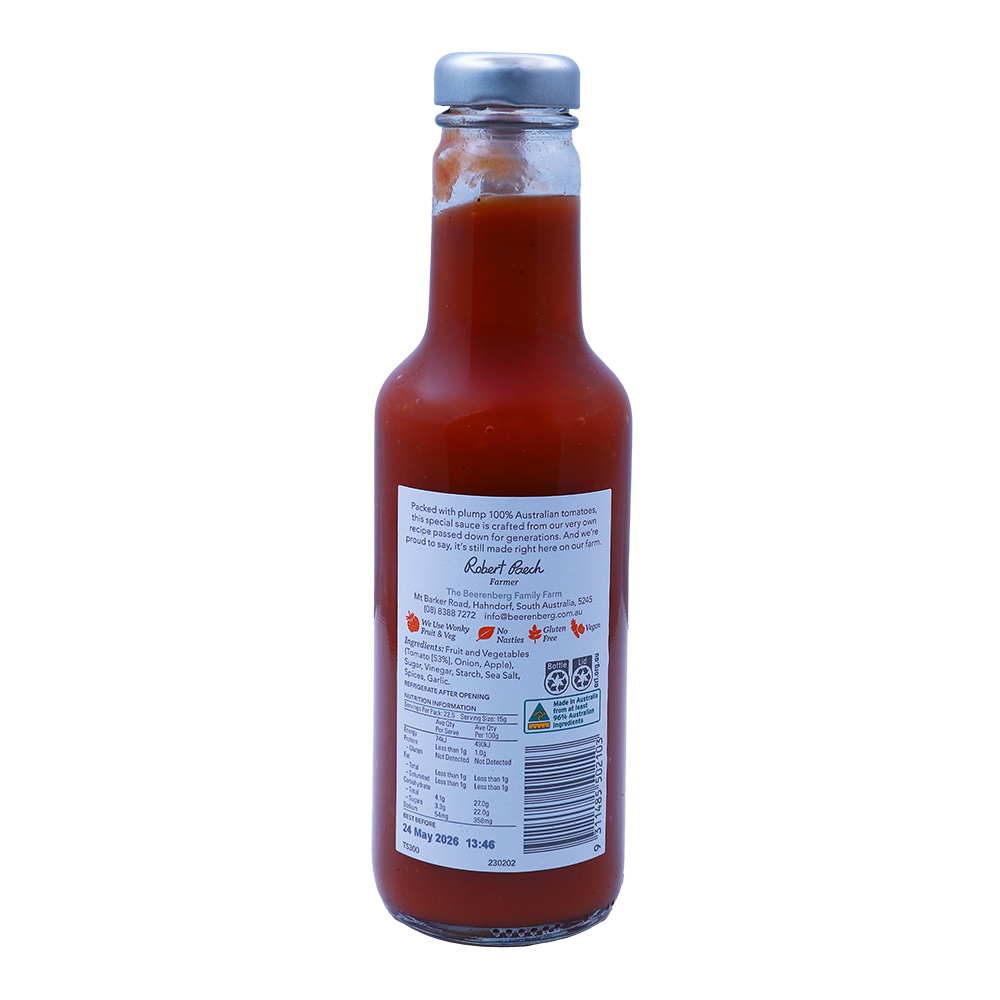 Beerenberg Australian Tomato Sauce 300ml back image